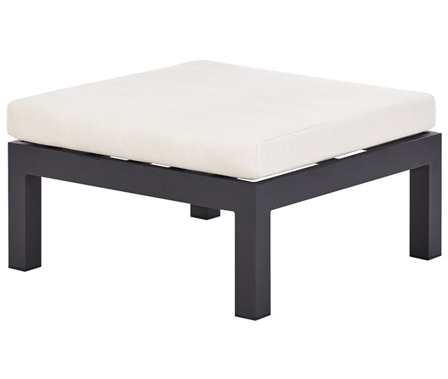 Beliani Conjunto de jardín MESSINA Creme