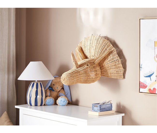 Beliani Decoração de parede BIOKO Castanho