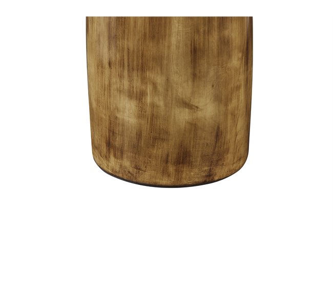 Beliani Jarrón decorativo CYRENE Castanho