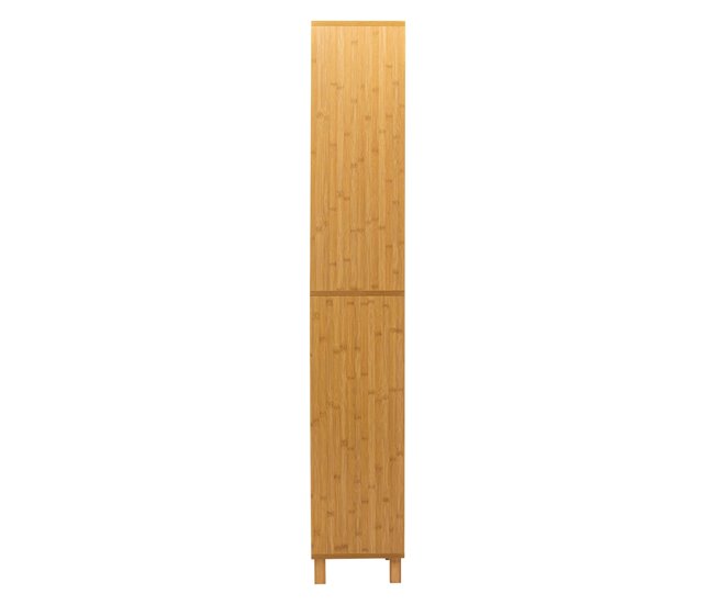 Coluna de Banheiro Sicela - Móveis de Bambu 2 Portas Castanho