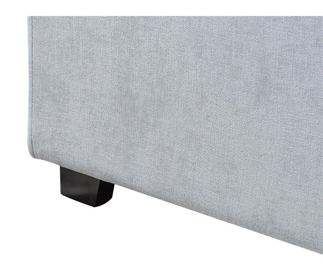 Beliani Cama baú Poliéster VAUCLUSE 154x214 Azul Claro