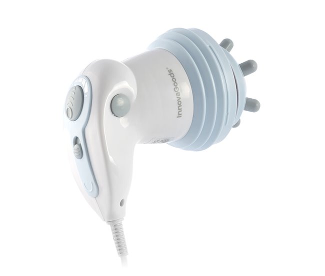 Aparelho de Massagem Anticelulítico Vibratório com Infravermelhos 5 em 1 Branco