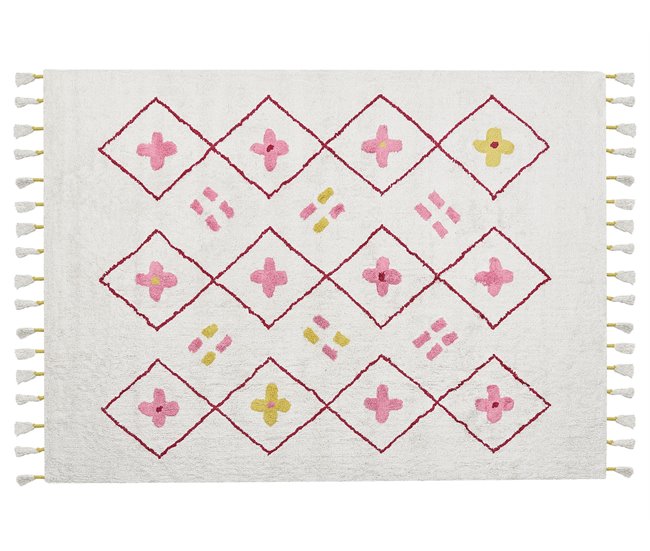 Beliani Pelos curtos CAVUS 160x230 Branco
