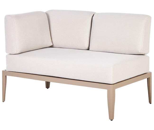 Beliani Conjunto lounge RIMA III Areia