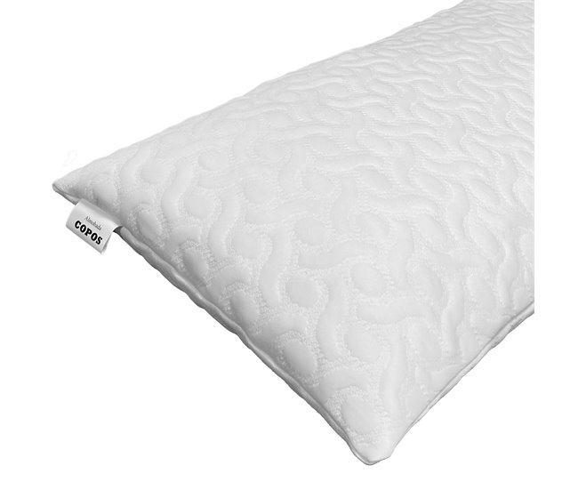 Travesseiro viscoelástico Eko Flakes 135x30 Branco