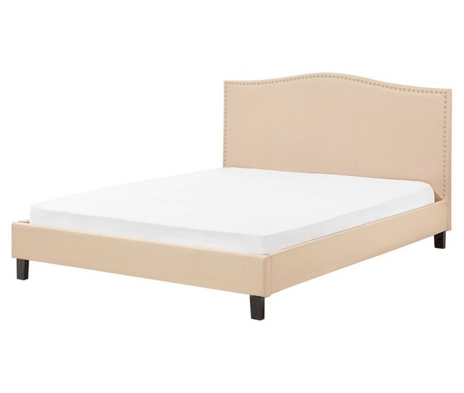 Beliani Cama Poliéster MONTPELLIER 169x213 Bege
