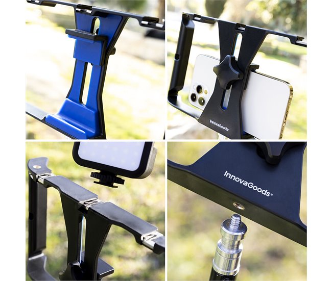Suporte para Smartphone com Estabilizador Manual STAFECT Preto