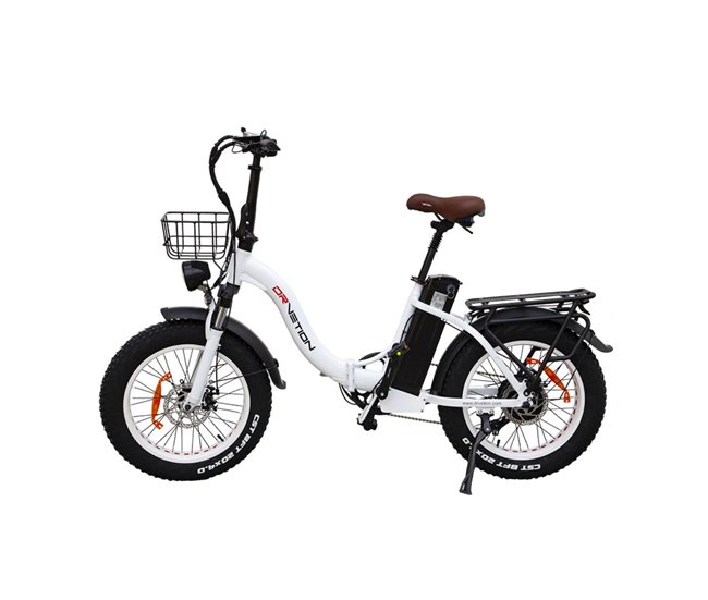 DrveTion CT20 Bicicleta Elétrica - Motor 750W Bateria 48V15AH Branco