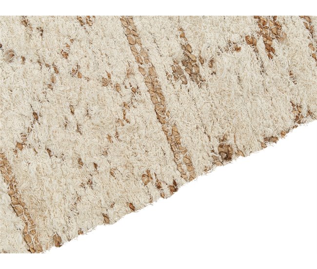 Beliani Entrelaçado SANAO 200x300 Bege