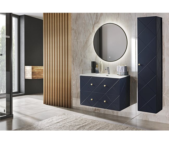 ARMÁRIO ALTO ELEGANCE 35 Azul