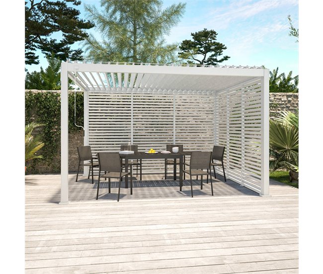 Persiana para pérgula bioclimática Triomphe 93x6 Branco