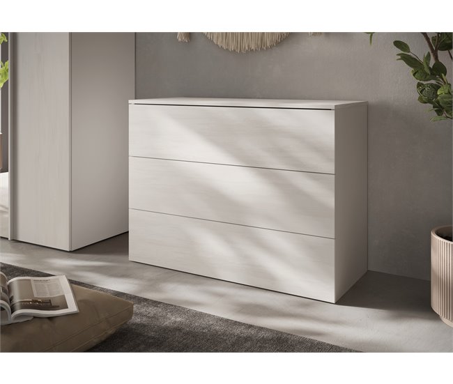 Conjunto de quarto completo NAPOLI com espelho Branco