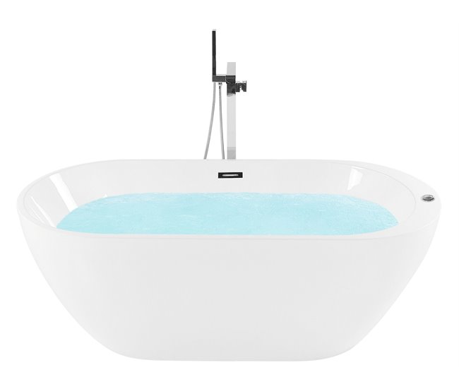 Beliani Banheira de interior NEVIS 80x170 Branco