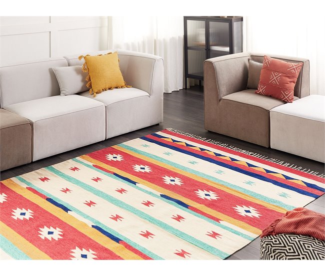 Beliani Kilim MARGARA 200x300 Multicor