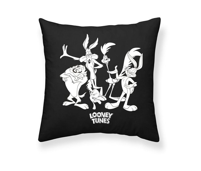 Capa de travesseiro Looney B&w A Multicor