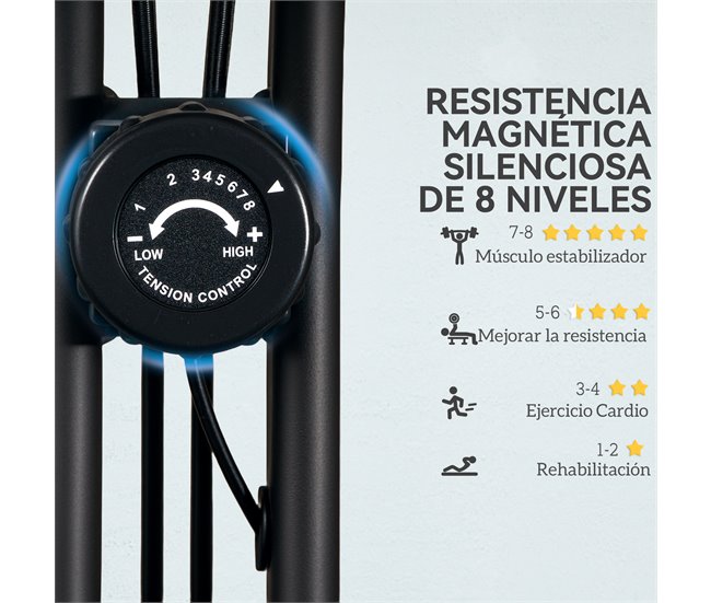 Bicicleta Estática Aço, ABS SPORTNOW Preto