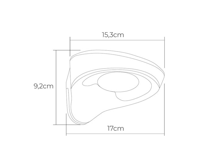 Aplique LED 31853 Branco