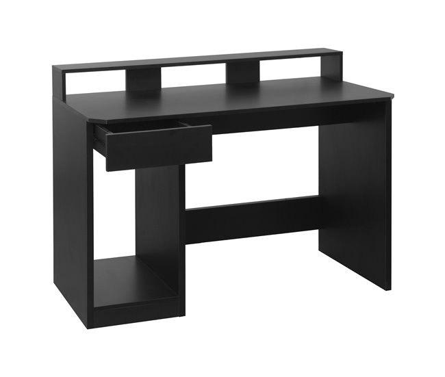 Secretária gaming ROCKET cor preto Preto