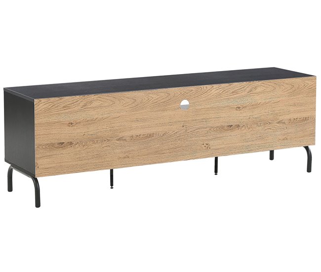 Beliani Mesa de TV ARKLEY 160 Preto