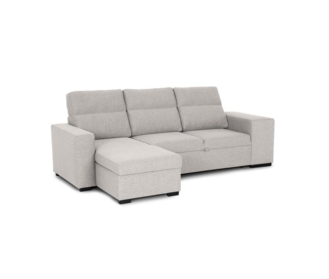 Chaise longue com cama HARRISON Bege