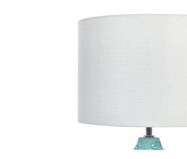 Beliani Candeeiro de mesa ATABA Azul