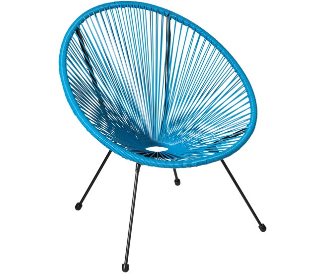 2 cadeiras de jardim Santana com mesa Azul