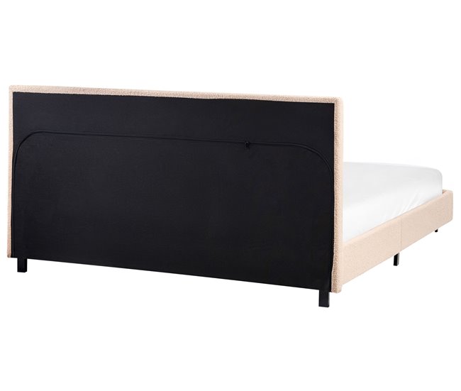 Beliani Cama Bouclé ALBI 175x211 Bege