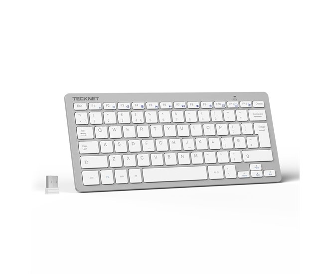 Tecknet x315 teclado sem fio ergonómico - 2.4ghz - 78 teclas silencioso