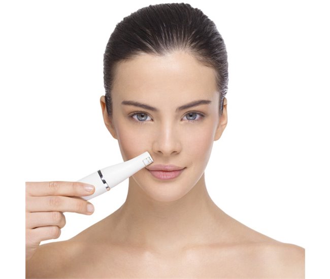 Aparelho de Limpeza-Depilação Facial Elétrico 810 Branco