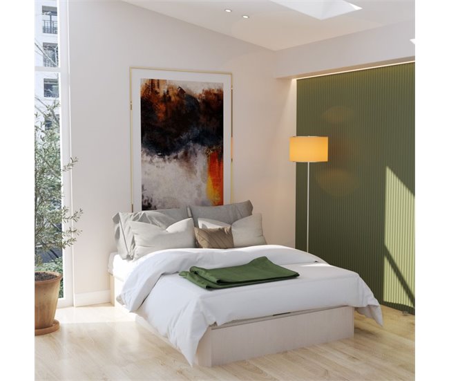 Sommier rebatível luxo S-Max 3D 135x190 Bege