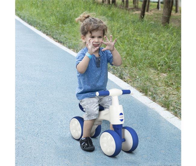 Bicicleta sem Pedais PP, TPR e Metal AIYAPLAY Azul