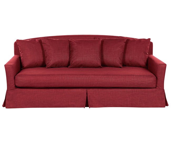 Beliani Capa de sofá GILJA bezug Vermelho