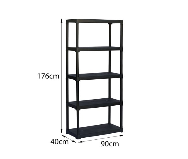 Armário exterior em PVC Antracite