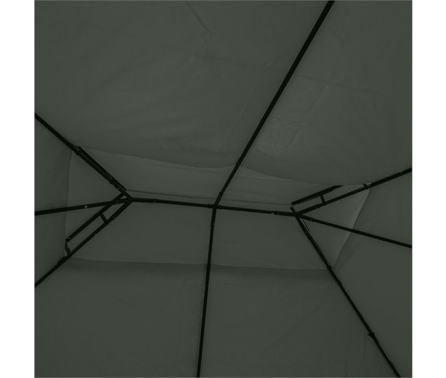 Cobertura de Substituição para Pérgola Poliéster Outsunny 400x300 Cinza