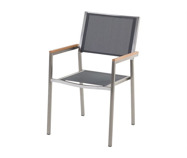 Beliani Conjunto de refeição MALETTO/GROSSETO Branco