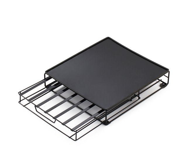 Suporte para 48 cápsulas NESPRESSO 28,7x32x7cm Preto