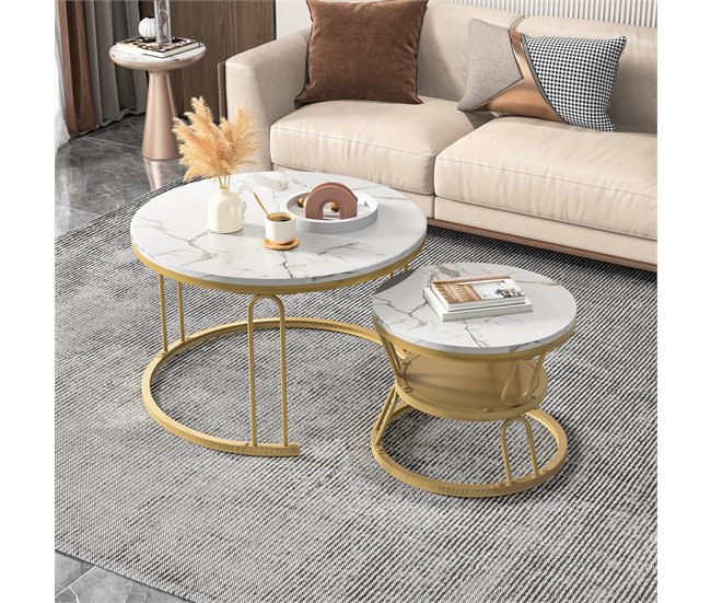 Mesa de centro, mesa auxiliar, mesa auxiliar 70x70 Branco