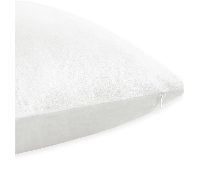  Acomoda Textil - 4 capas de almofada em veludo. Cru