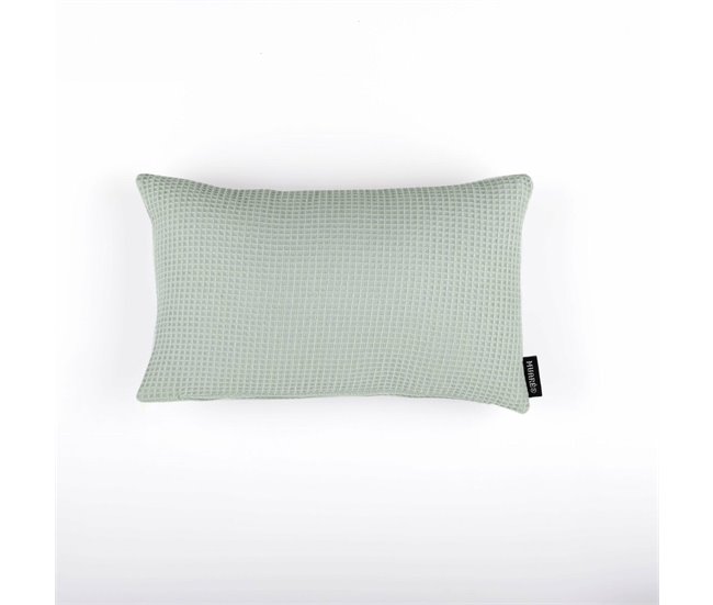 Capa de travesseiro Waffle Verde