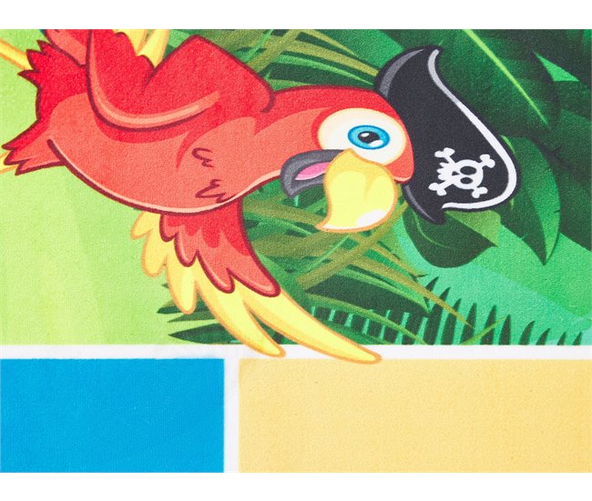 Beliani Alfombra para niños BABADAG Multicor