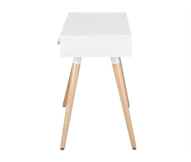 Beliani Secretária FRISCO 120x50 Branco