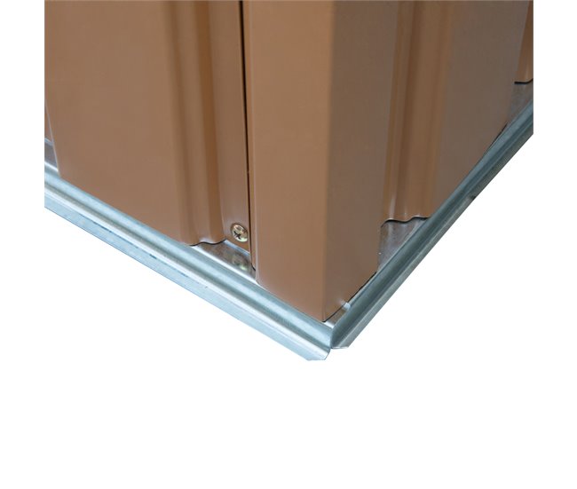 Abrigo de Jardim Aço Galvanizado e PP Outsunny 213 Amarelo