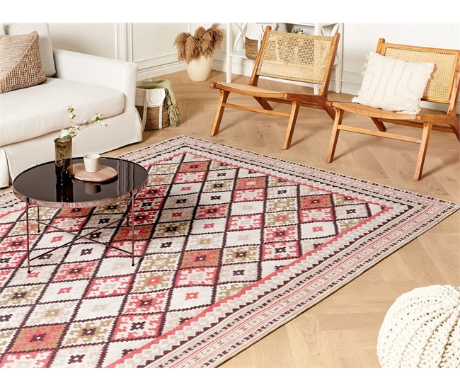 Beliani Pelos curtos ANADAG 200x300 Bege