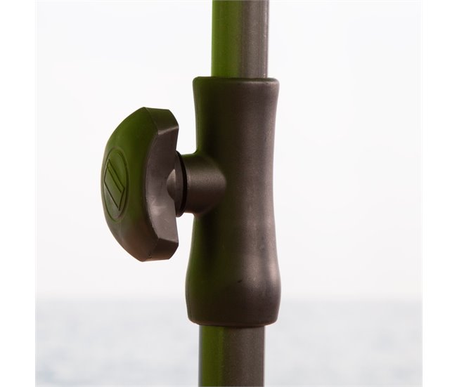 Aktive Beach Guarda-sol grande inclinável verde 200 cm UV30 Verde