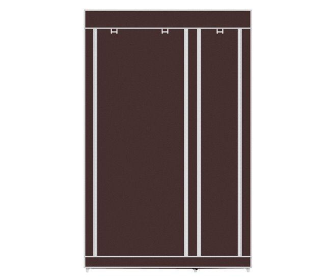 Armário Penteadeira Tecido Com Portas Zip Nyana Home Castanho