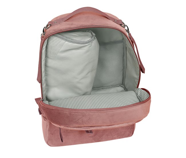 Mochila Acessórios Bebé Marsala Rosa