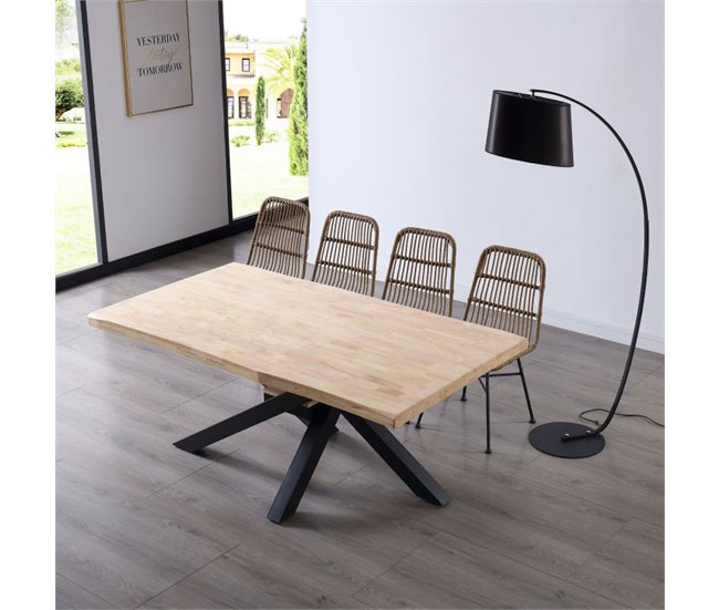 Mesa de jantar Xena Fit 180 100x180 Carvalho