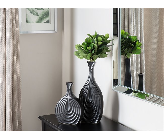 Beliani Jarro decorativo THAPSUS Preto