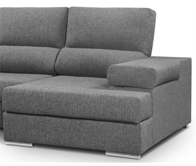 Sofá de canto com cama BARI Antracite