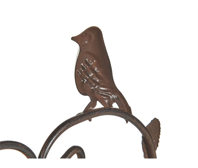 Beliani Fuente de bano para pájaros SPARROW Castanho